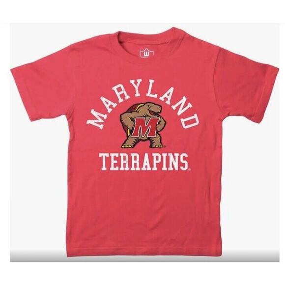 Wes and Willy Kids SS Organic Cotton Tee Shirt Maryland Terrapins Size 4T NWT - Picture 7 of 7